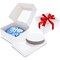 Spec101 Square Cake Boxes with Window - 10pk Cake Boxes with Cake Board